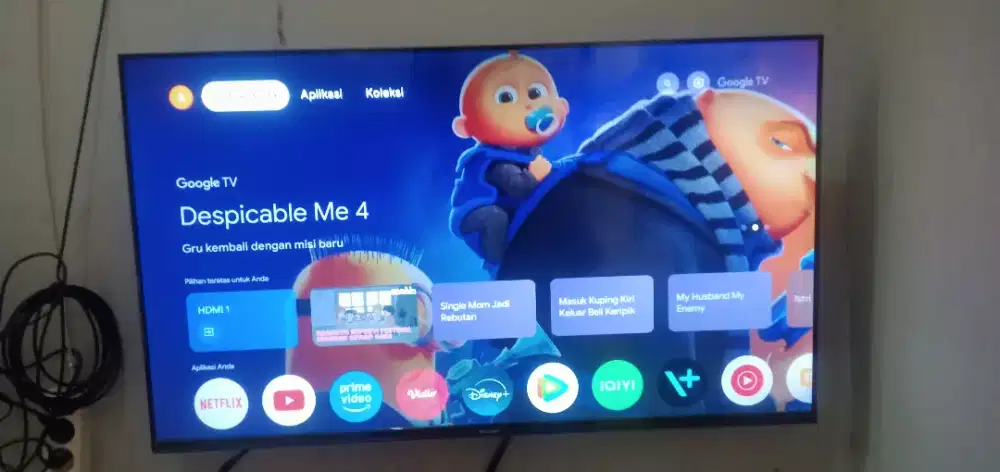 Jual cepat google TV Sharp 43 inch