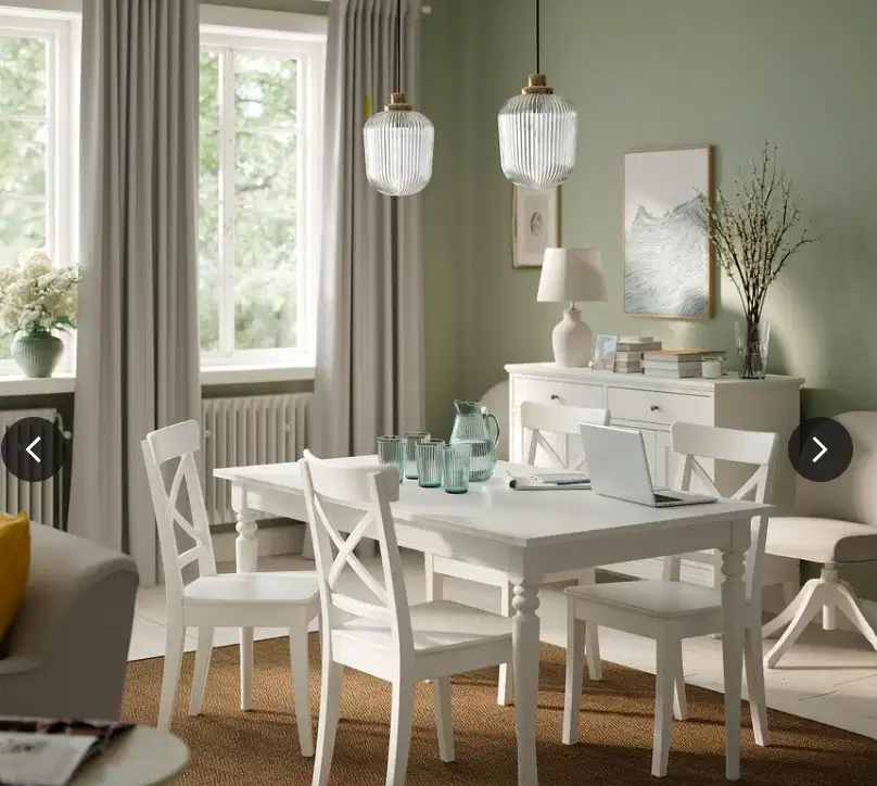 Ikea Dining Table (extendable) and chairs
