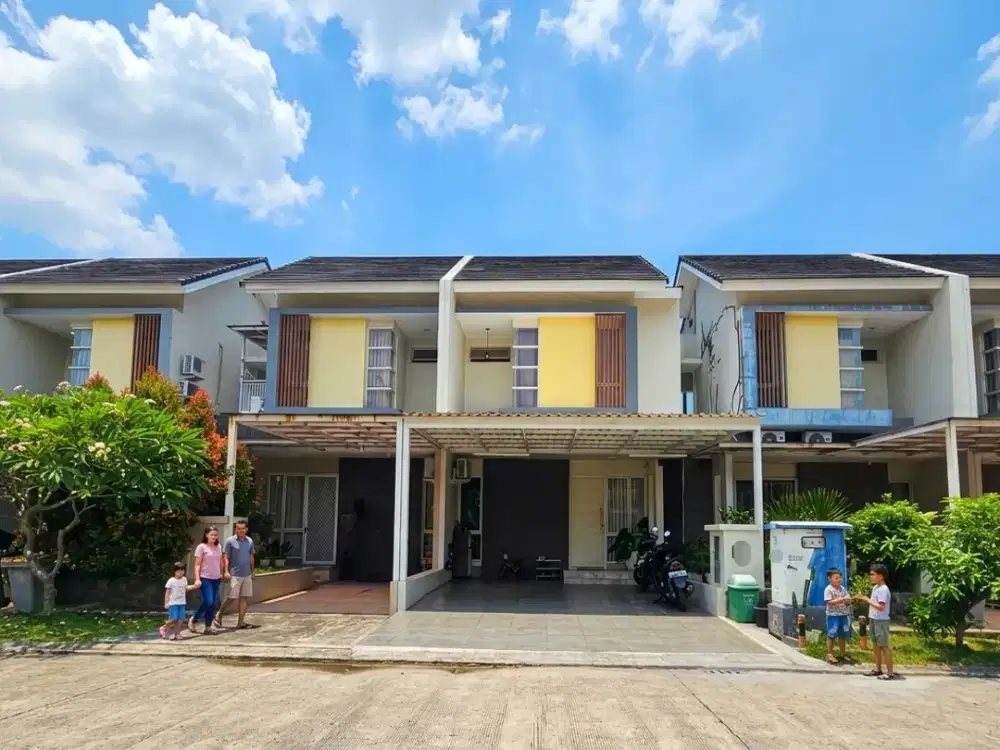 Dijual Murah Rumah Nyaman di Cluster Samata Kota Harapan Indah Bekasi