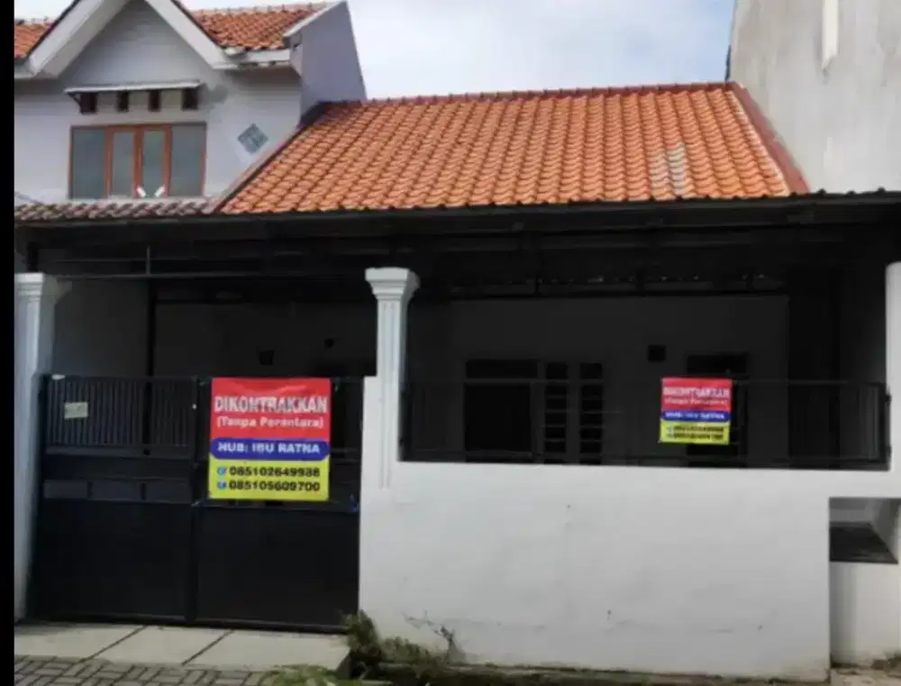 DISEWAKAN RUMAH DI LINGKUNGAN CLUSTER PURI SURYA  JAYA