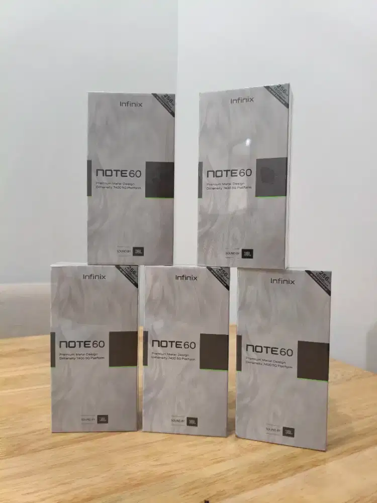 BNIB Infinix Note 60 5G 8/256GB Segel Box Garansi Resmi Infinix Oro