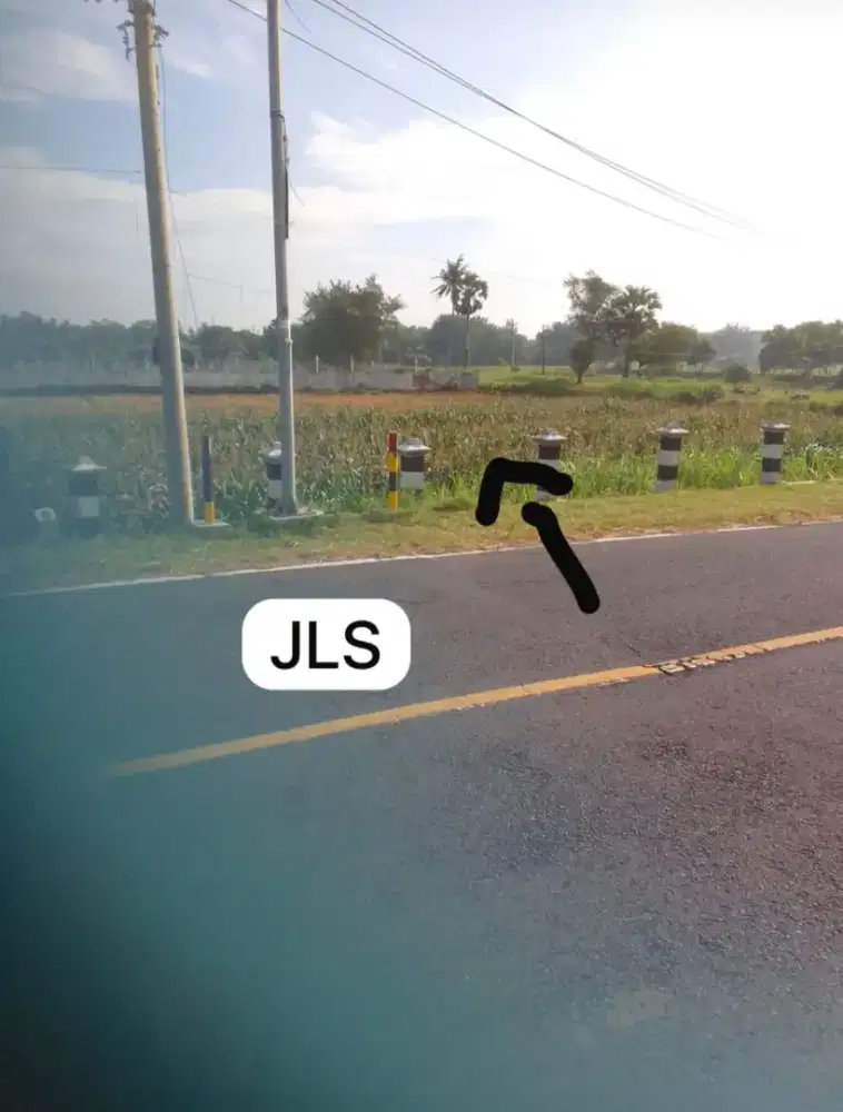 Di jual tanah di jls (jalan lintas selatan)  Samas Srigading Sanden