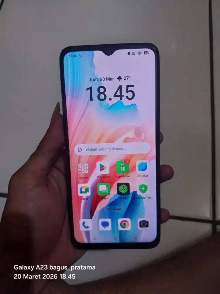 oppo a18 4+4/128 fullsett