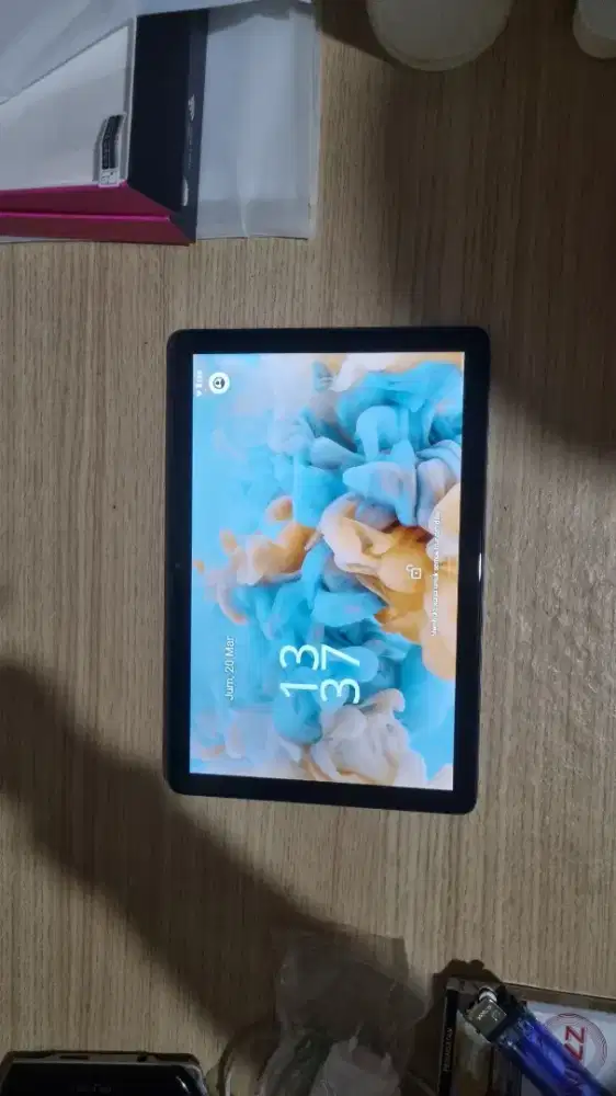 Tablet advan a10 masih garansi mulus ada dus nya
