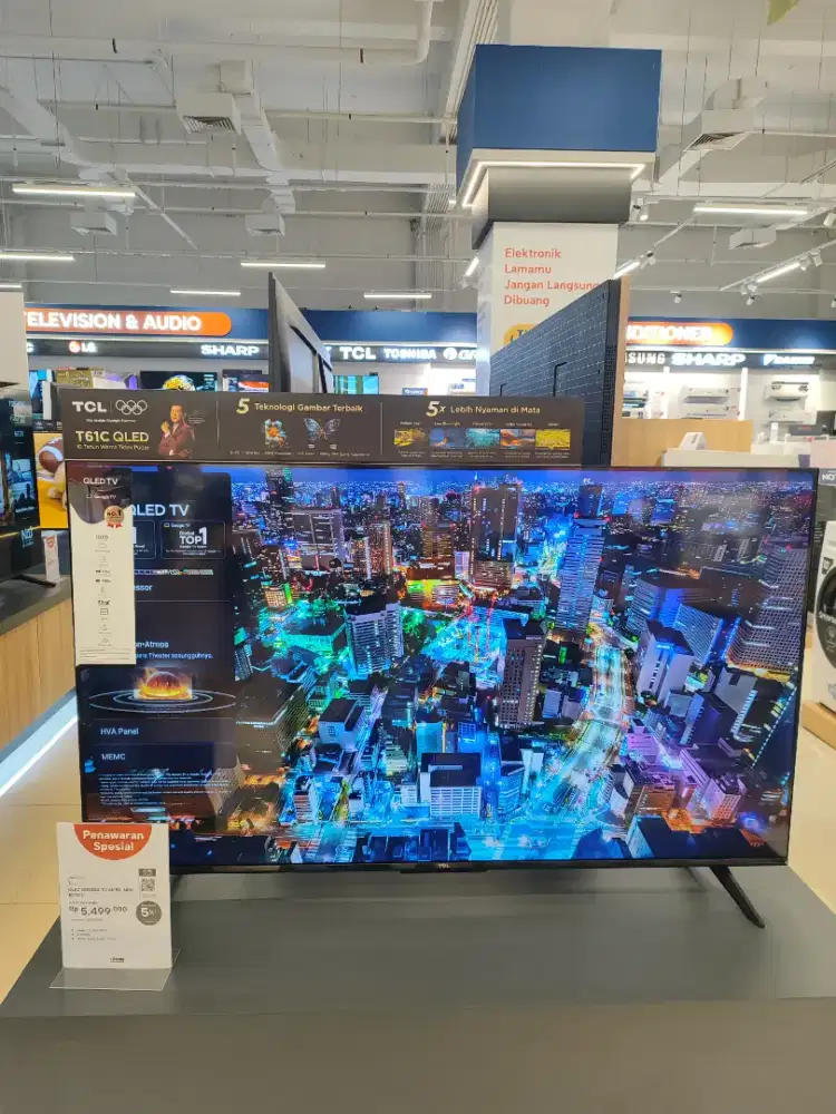 TCL QLED GOOGLE TV 4K 50INC