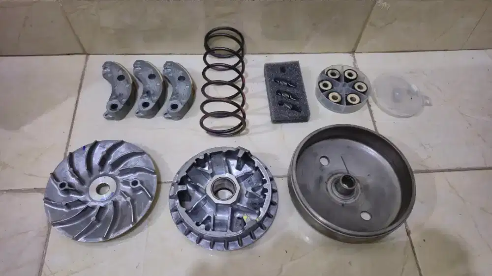Set CVT Vario Stylo 160 Kampas Ganda Mangkok Rumah Roller Kipas Roller