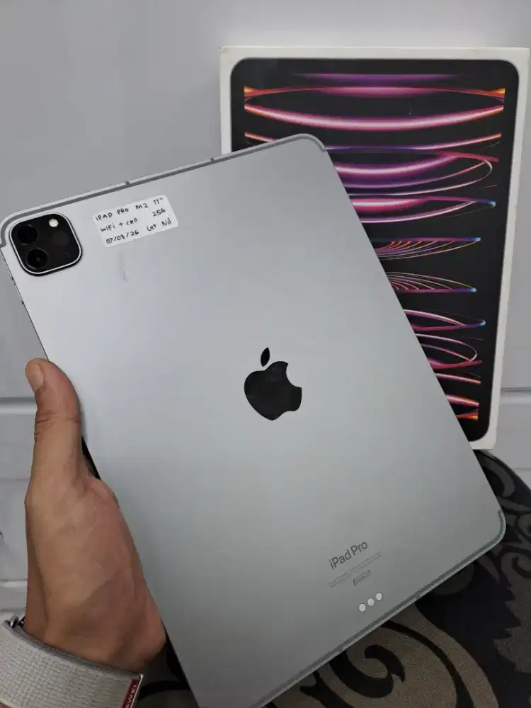 Ipad Pro M2 256 GB Gen 4 celuller/wifi Resmi Ibox