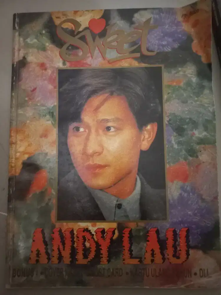 Buku konser Andy Lau Sweet Fans