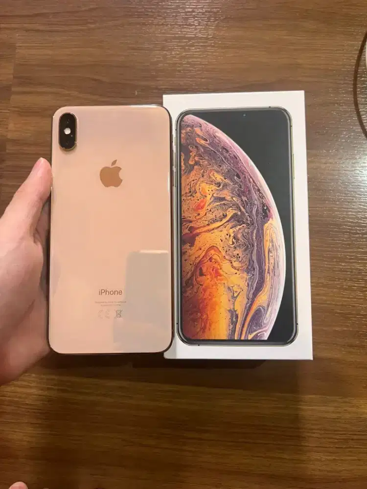 iPhone XS Max 512GB Gold MULUS! Storage Gede – Nego Cepat Deal!
