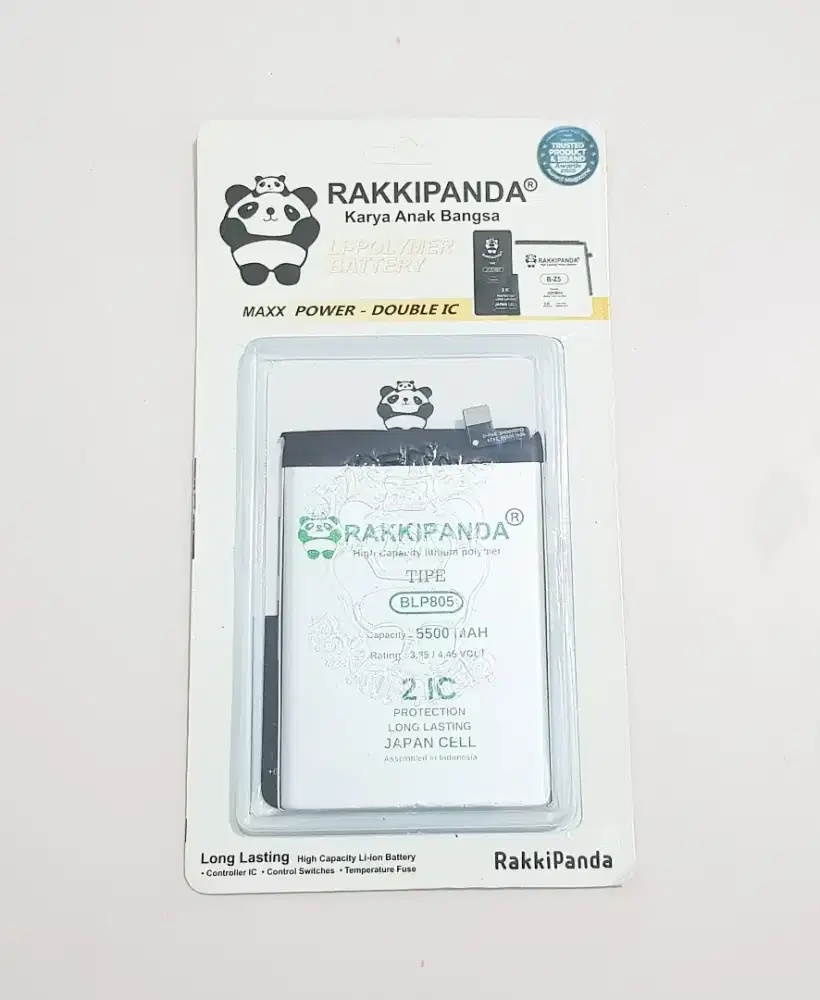 Baterai Oppo A16 A32 A33 A53 A54 A55 A73 A74 A75 A93 RAKKIPANDA BLP805