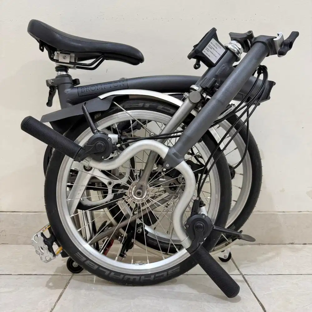 BROMPTON M6Lx GRAPHITE METALLIC 2020 - TITANIUM SUPERLIGHT