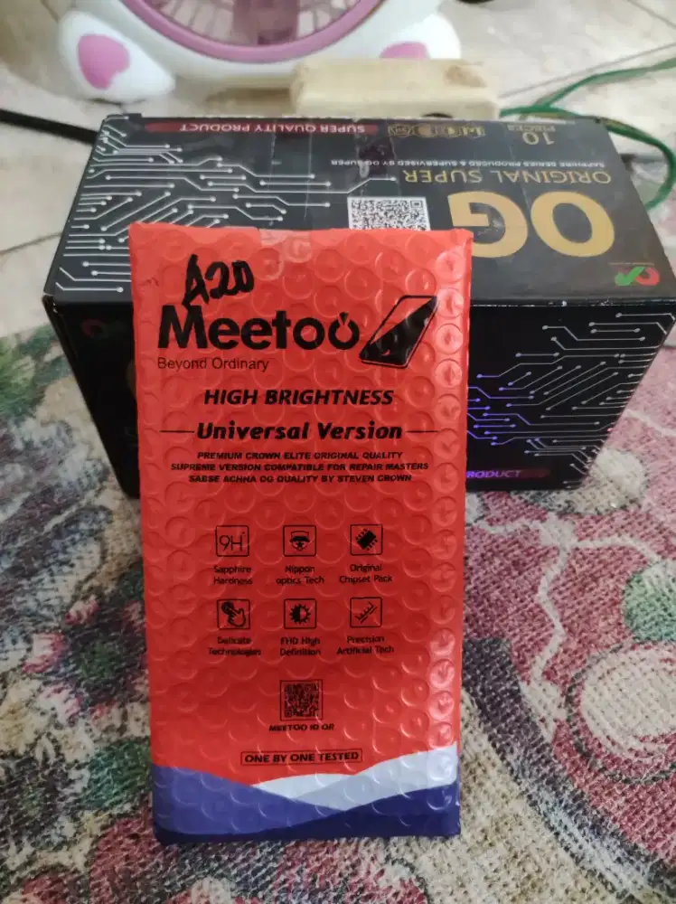 LCD Samsung A20 merek meetoo