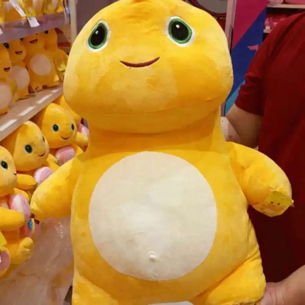 (NEW) Boneka Nailong Dino Yellow Ukuran Jumbo 65cm Bisa Dipeluk