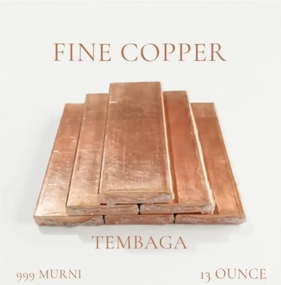 Tembaga murni 13 ounce berat 360 gram