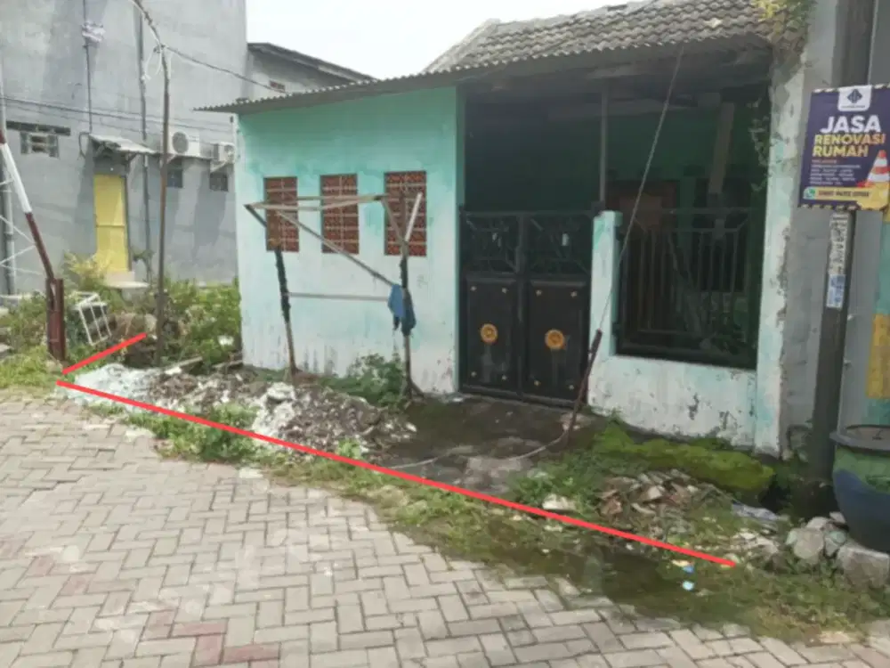 Dijual via lelang rumah perumahan pondok benowo indah lokasi strategis