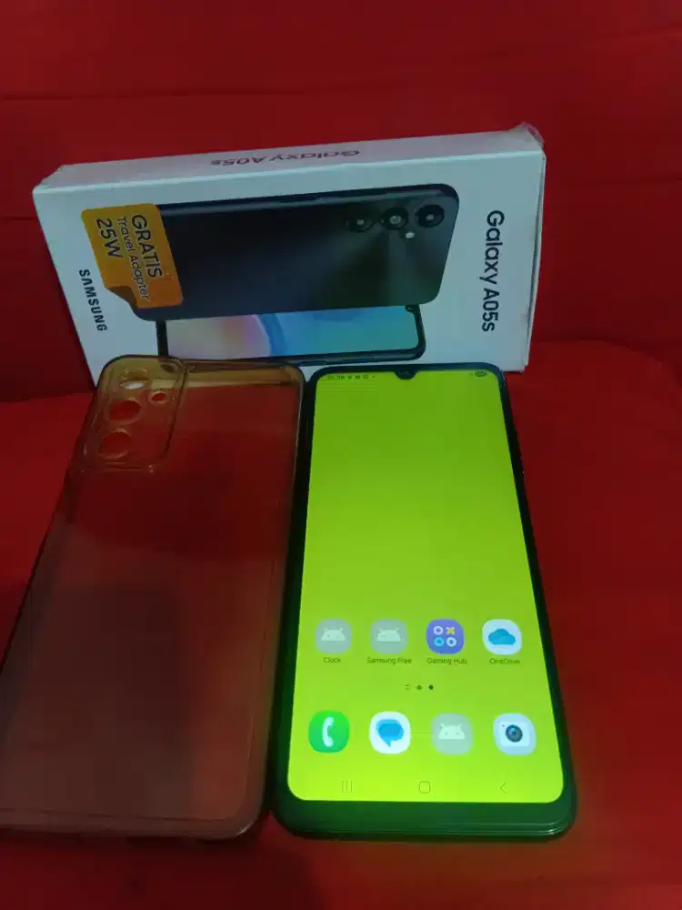 Samsung A05s ramb8g[6+2]128gb lengkap mulus segel bonus
