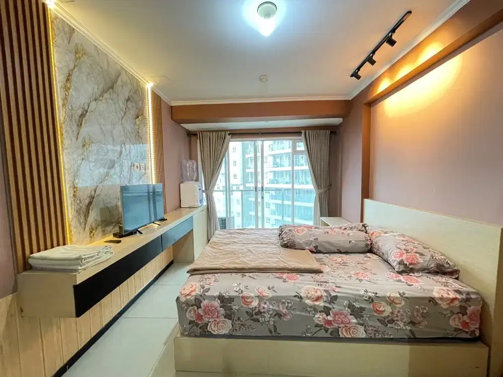 SEWA HARIAN APARTEMEN GATEWAY PASTEUR TYPE STUDIO VIEW TAMAN