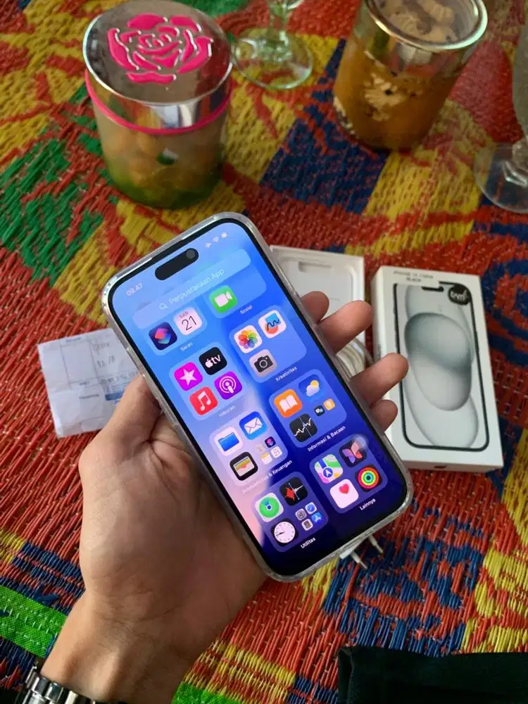 IPHONE 15 128GB IBOX GARANSI ON 2026