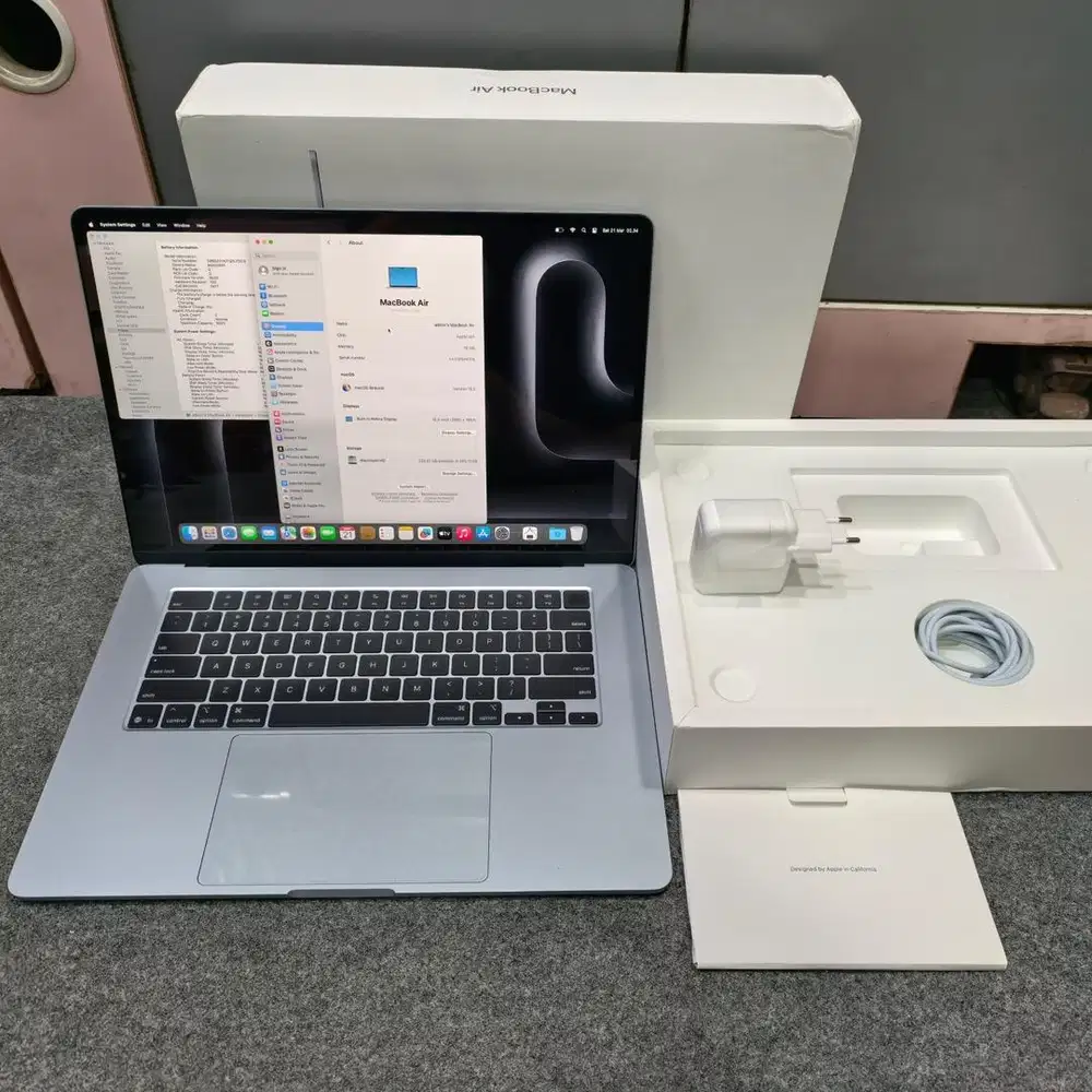 Macbook Air 15.3 Inch M4 16/256Gb Garansi Resmi On Maret 2027