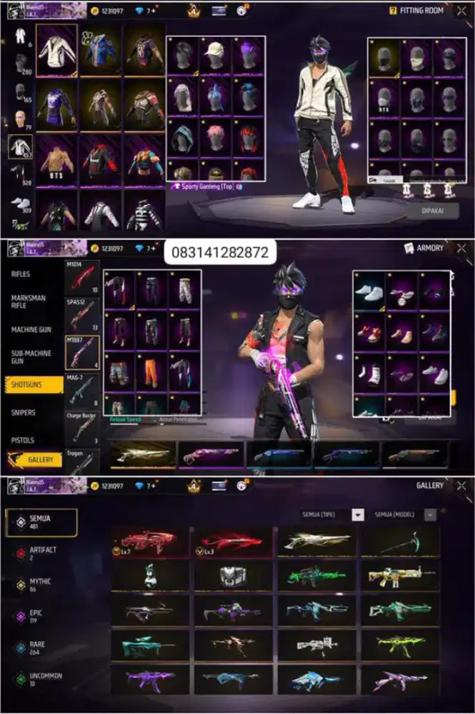 JUAL AKUN FF AMAN DAN TERPERCAYA