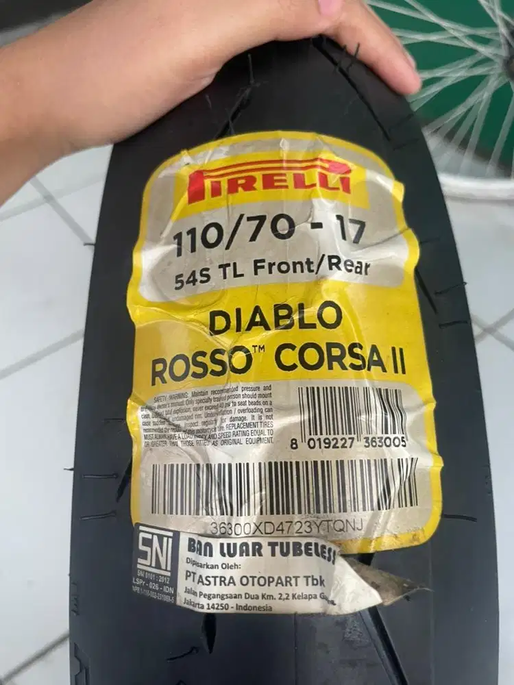 Ban Motor Merek Firelli Ukuran 110/70 - 17