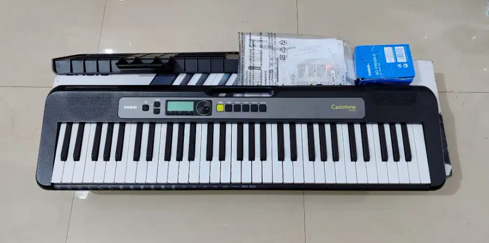 Casio LKS250 bekas lengkap, Tuts keylight nyala lampu