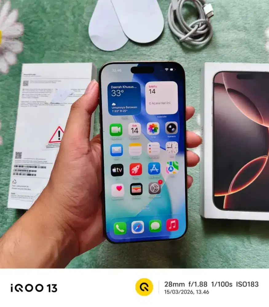 iphone 16 Pro max 256gb Resmi