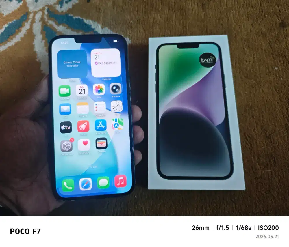iPhone 14 Plus Ex ibox 128GB bisa tt