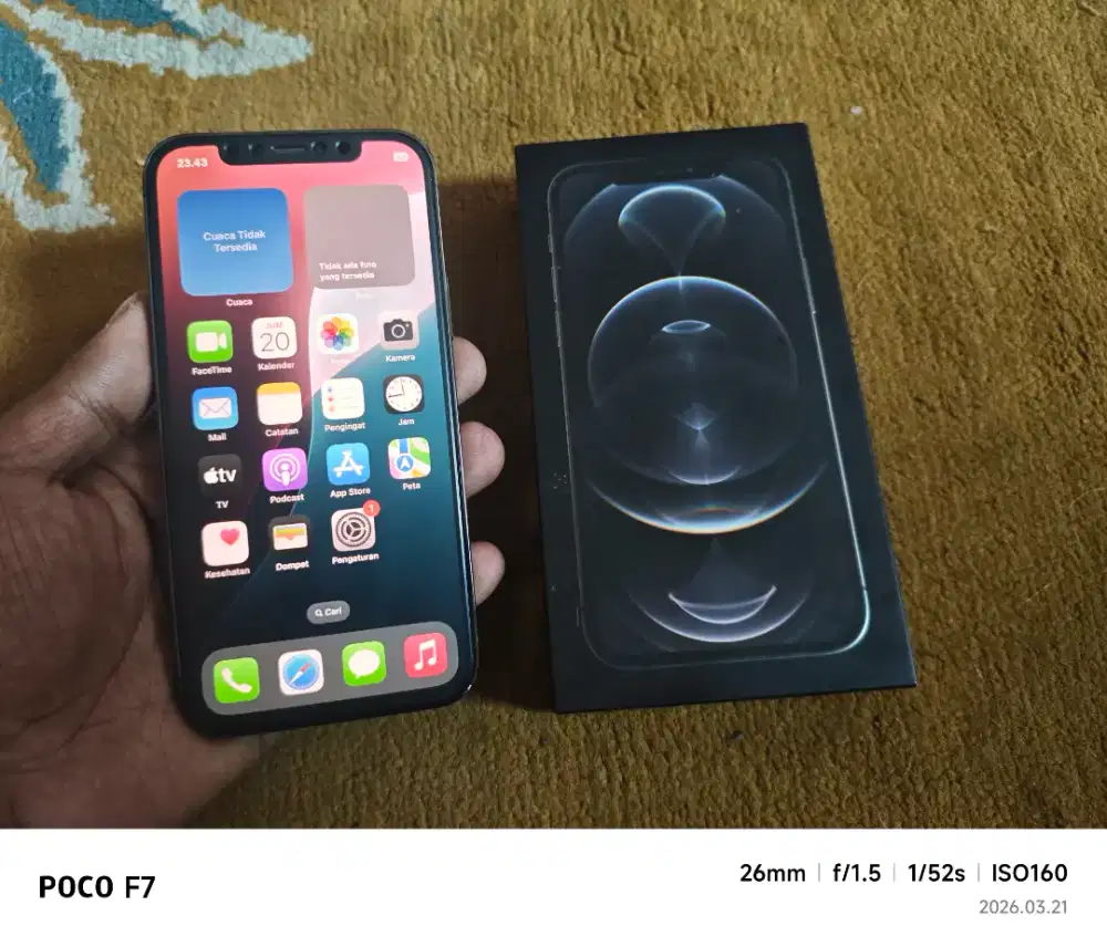 Iphone 12 Pro 256GB Ex ibox bisa tt