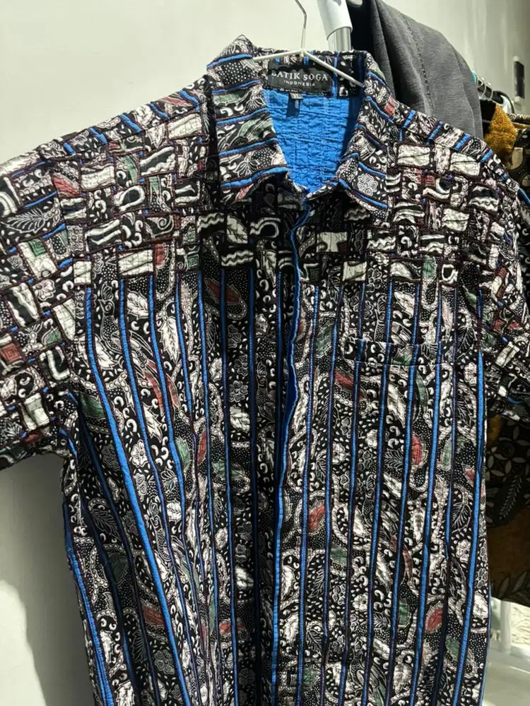 Kemeja Batik pria Soga XL Premium