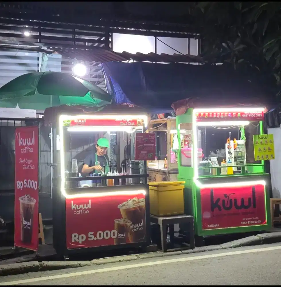 Jaga Stand Outlet Minuman (tea & kopi) & kurir (baca deskripsi iklan)