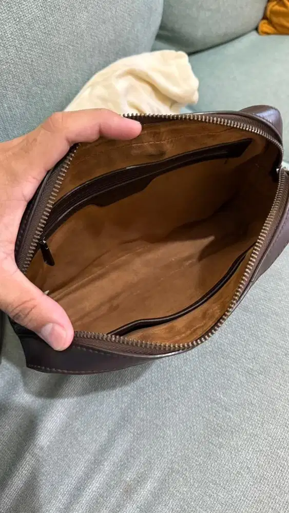 Clutch pedro coklat kulit