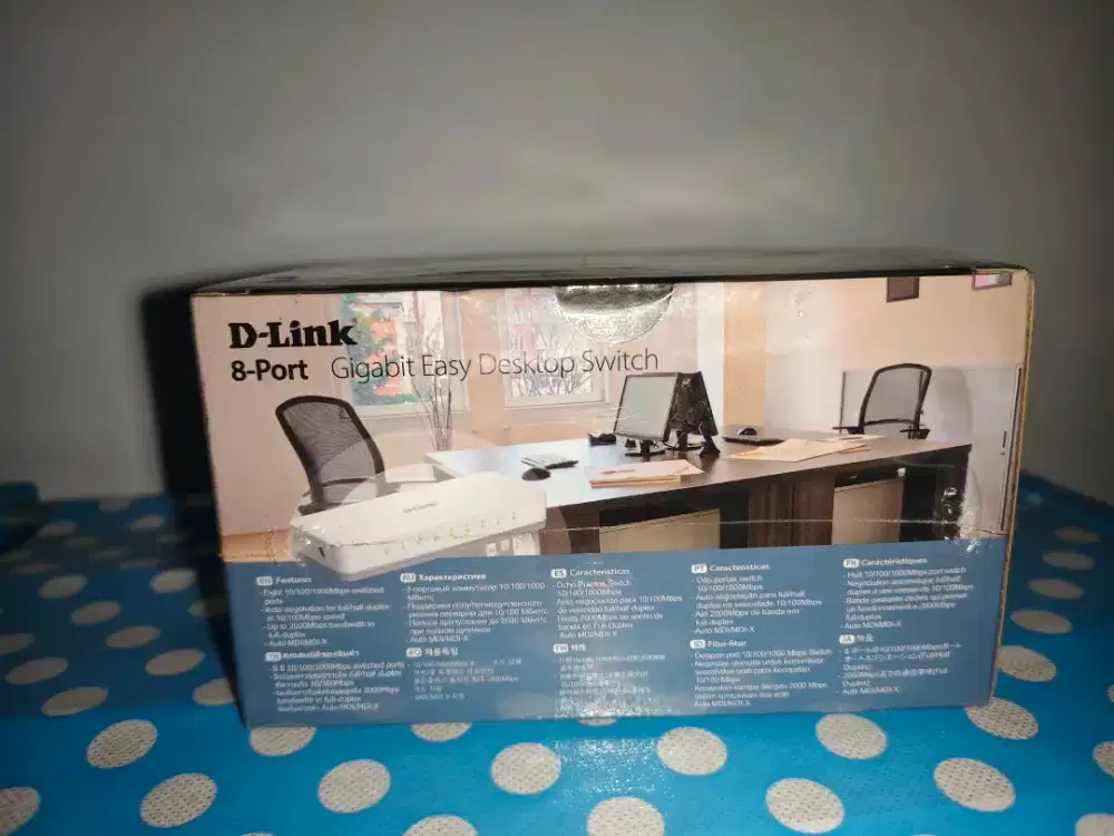 SWITCH 8 PORT D-LINK DGS-1008A