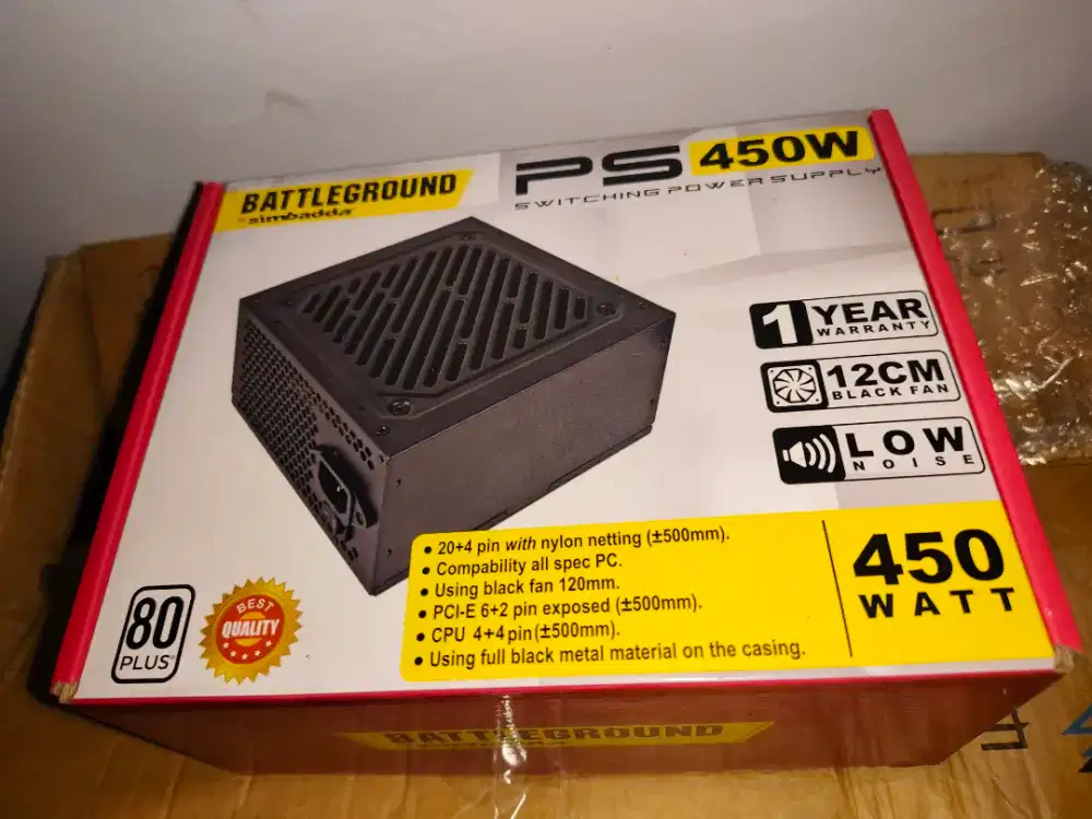 POWER SUPPLY SIMABADA BATTLEGROUND 450 WATT 80+
