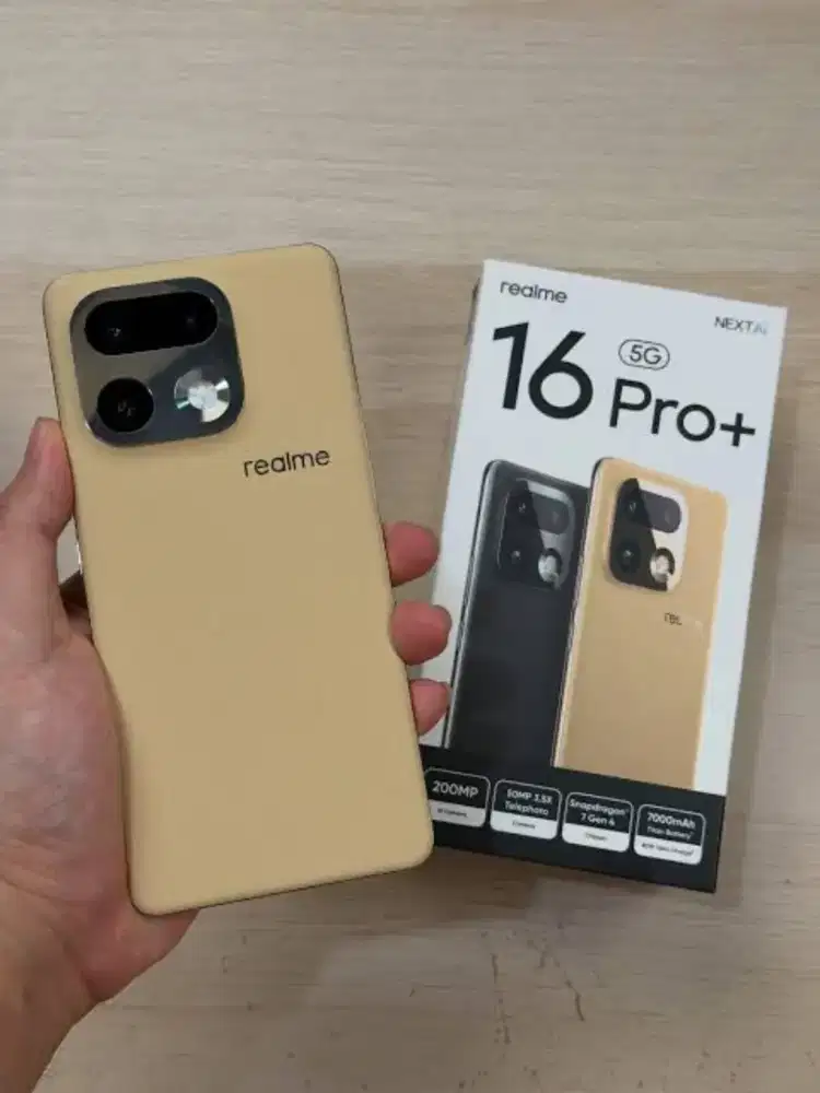 Realme 16 pro plus gold 12/512