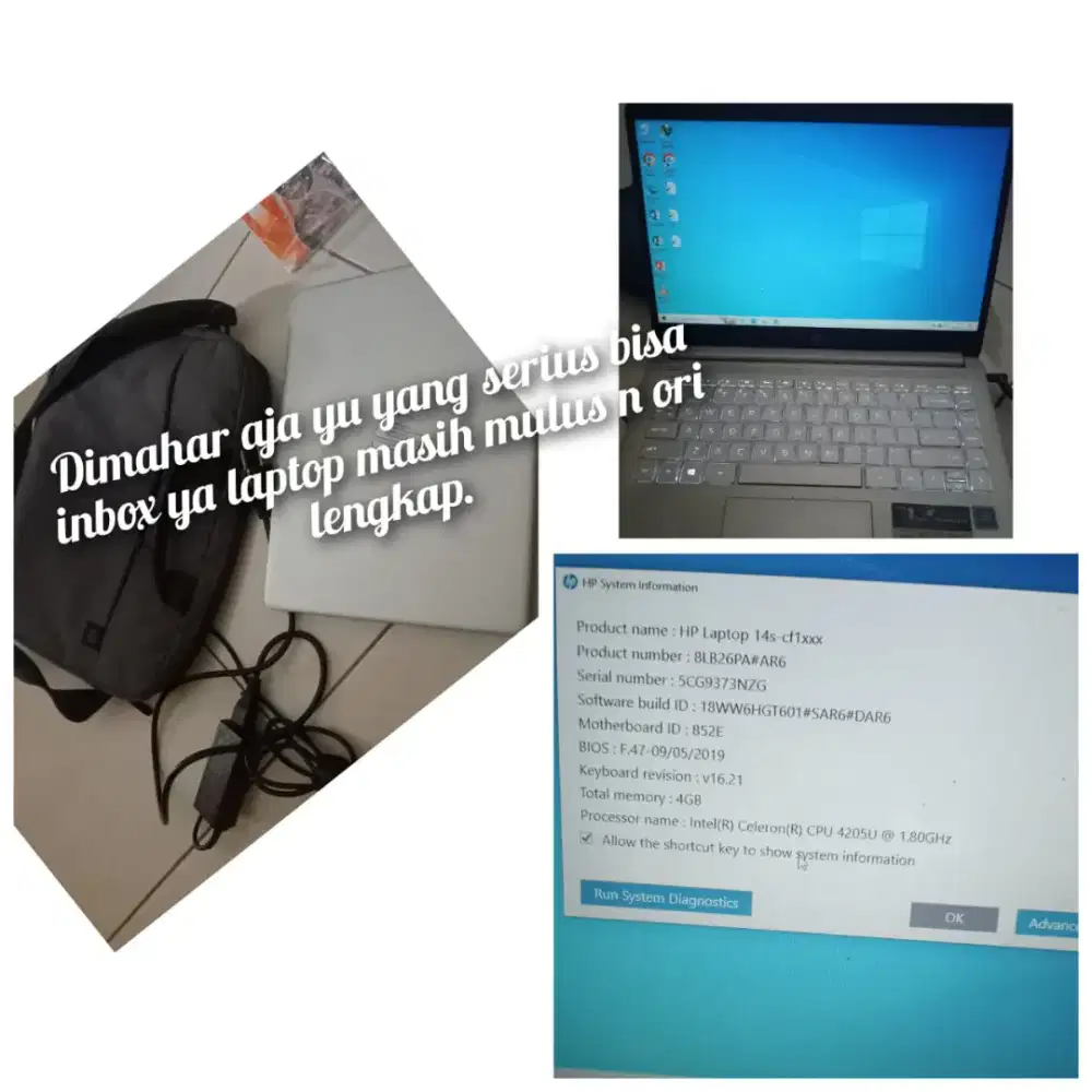 Jual Laptop HP 14s