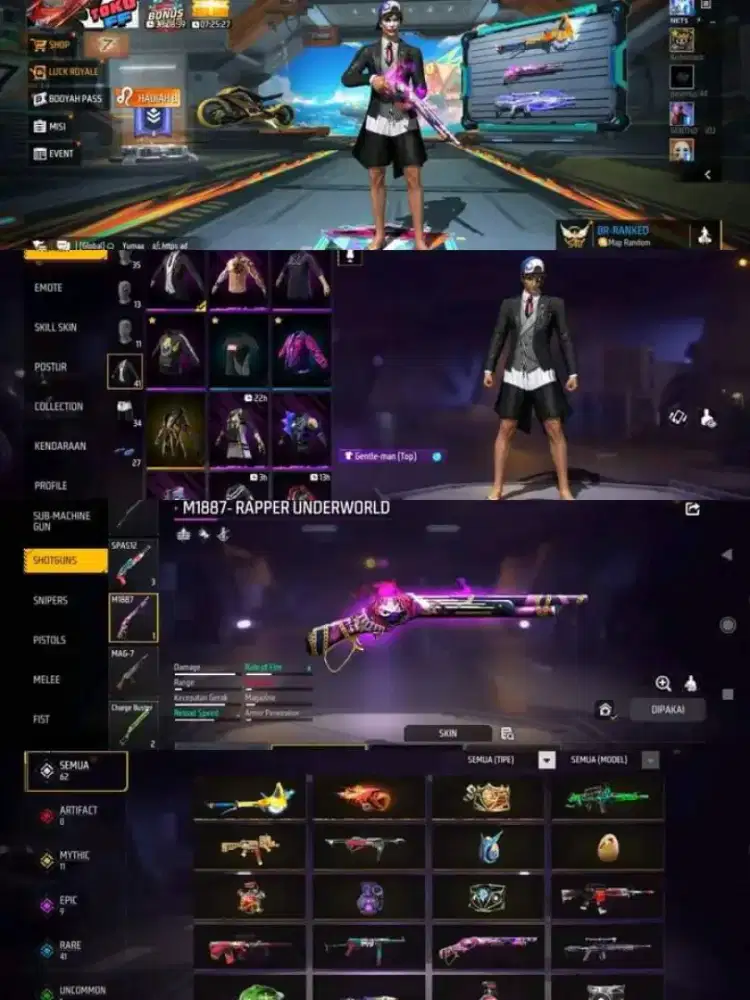 Jual akun ff aman dan amanah