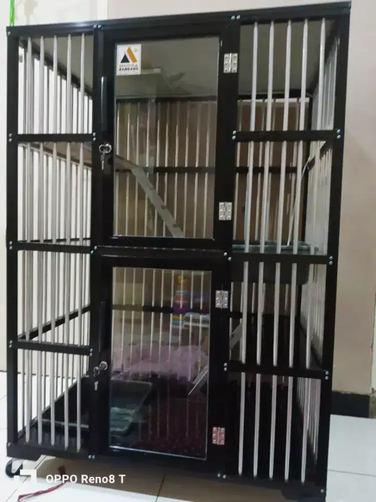 JUAL AJA KERNA GA DI PAKAI LAGI  KANDANG KUCING ALMANIUM