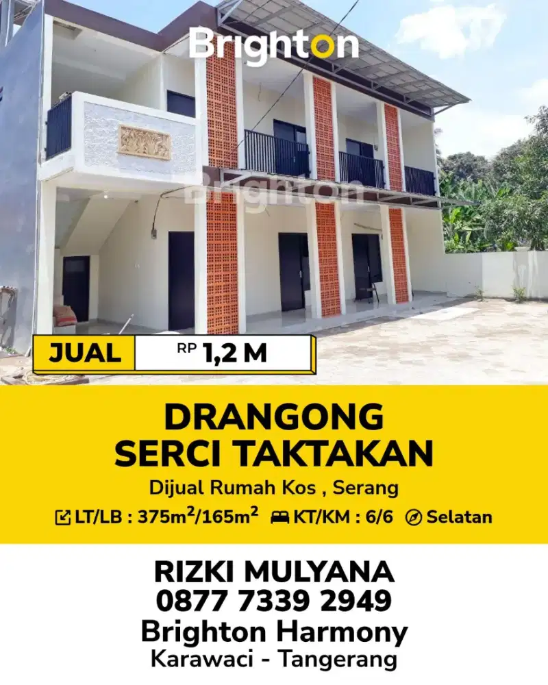 Rumah kost strategis Drangong Taktakan
