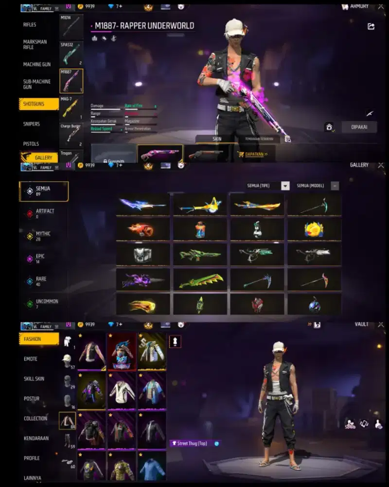 JUAL AKUN FF SPEK LIHAT DI FOTO