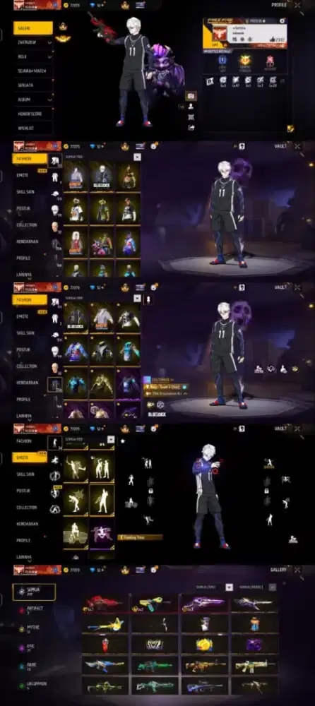 JUAL AKUN FF SPEK LIHAT DI FOTO