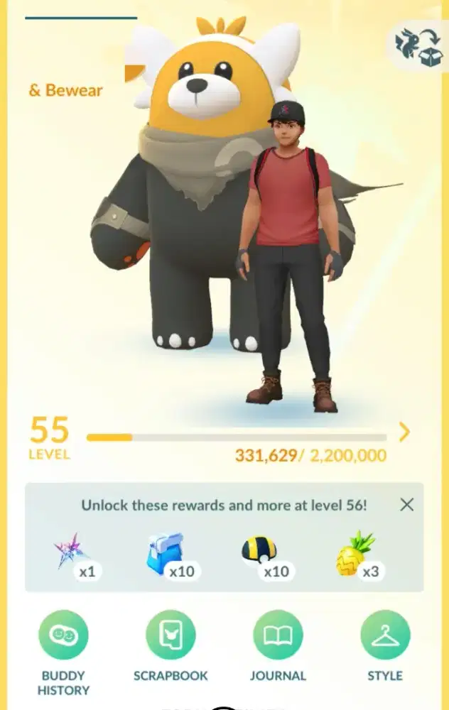 Akun Pokemon Go Instinct Lv. 55 ( Jual Cepat! )