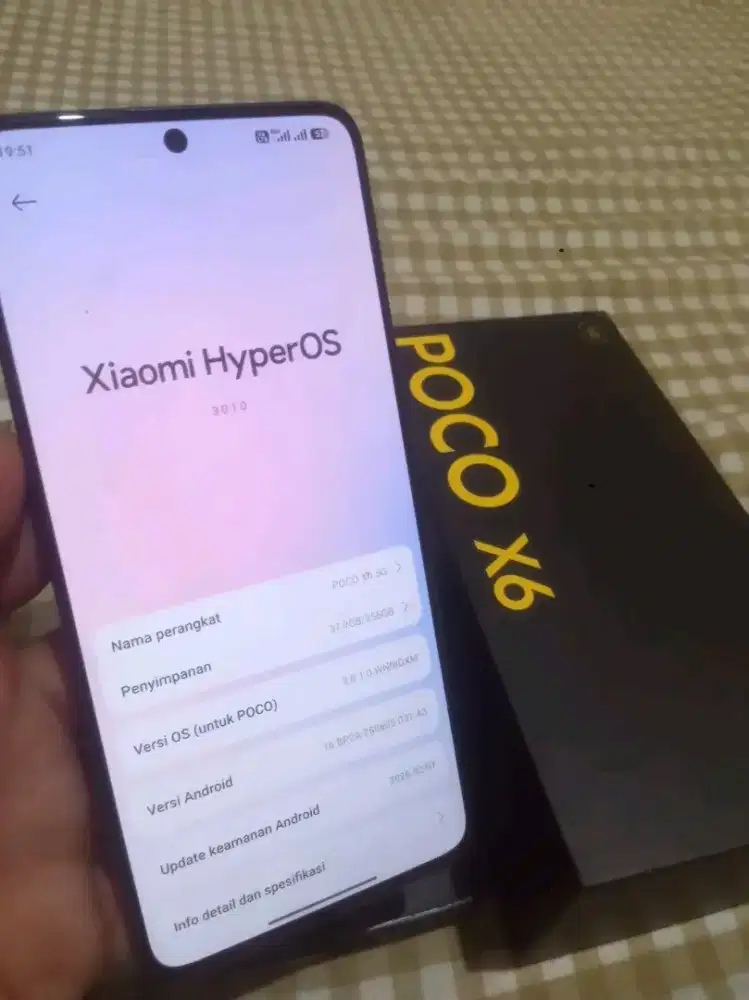 Poco X6 5G Ram 12/256 Fullset
