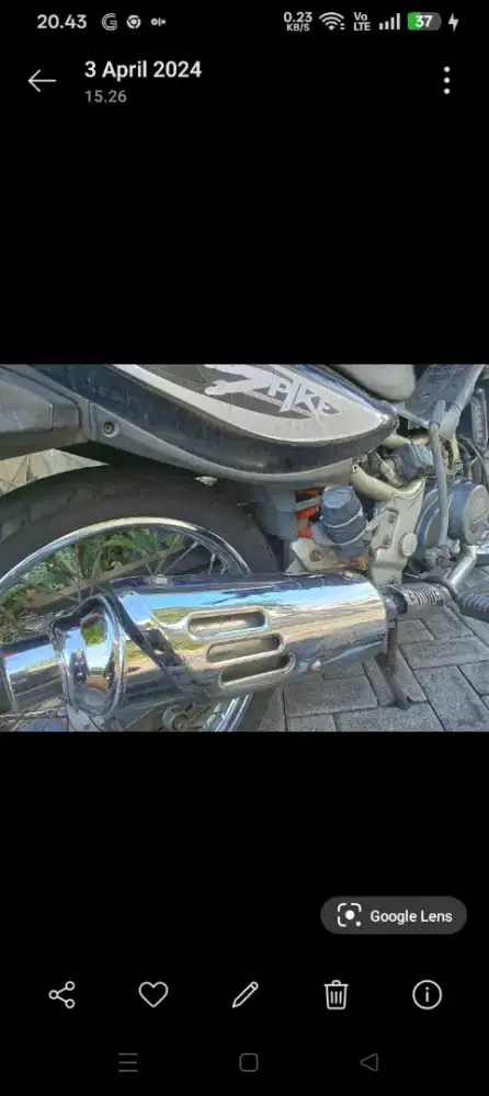 Kymco Spike hitam asli ori 99%