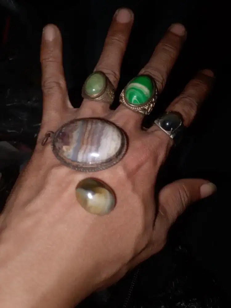 Di jual 4 macam cincin batu akik