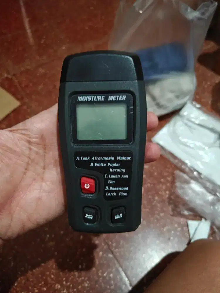 Wood Moisture Meter Kayu Kertas Pengukur Kadar Air Paper