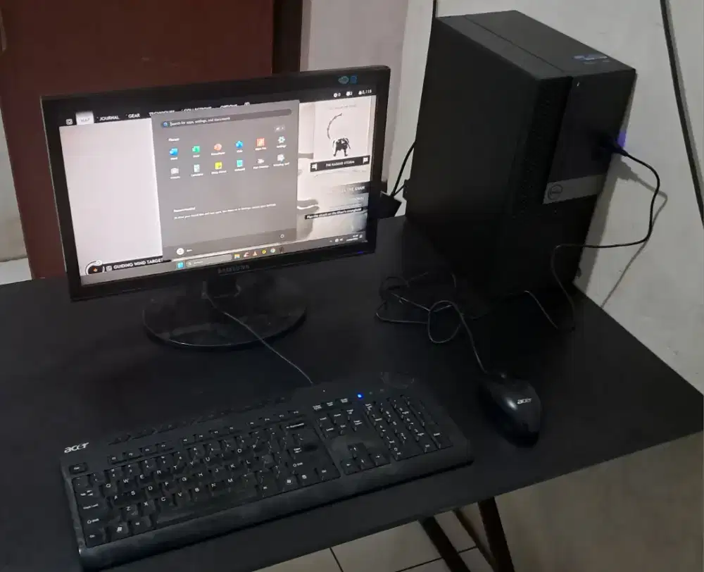 PC fullset 100% normal irit daya dan tempat