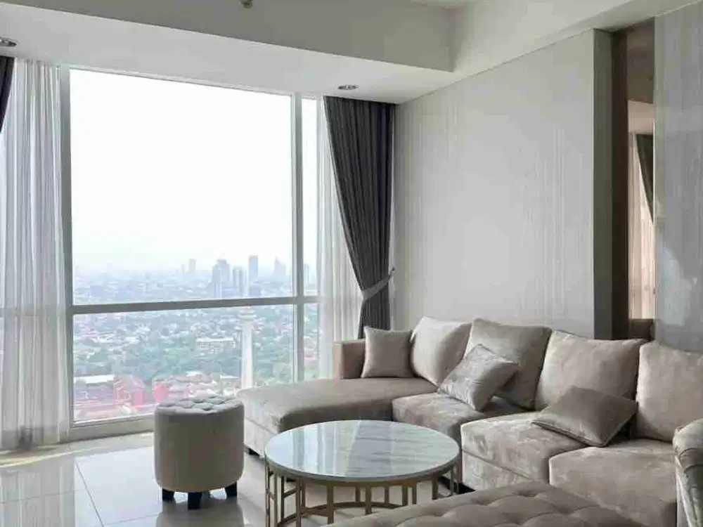 JUAL CEPAT MURAH APT KEMANG VILLAGE 3 BR FURNISHED CORNER