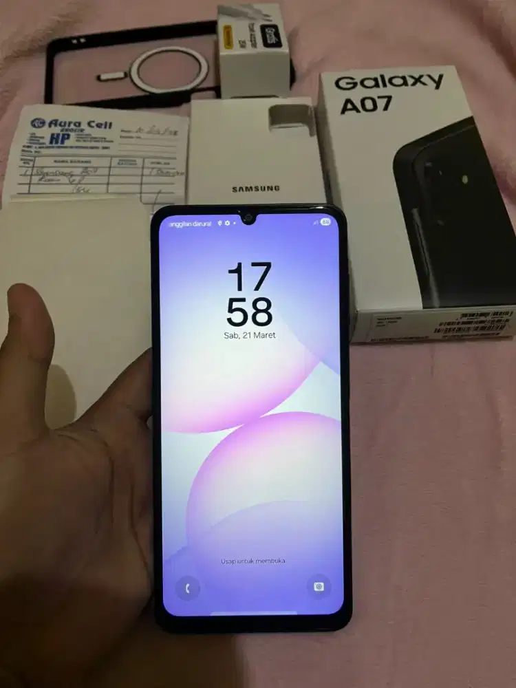 Smsung a07 like new 4/64