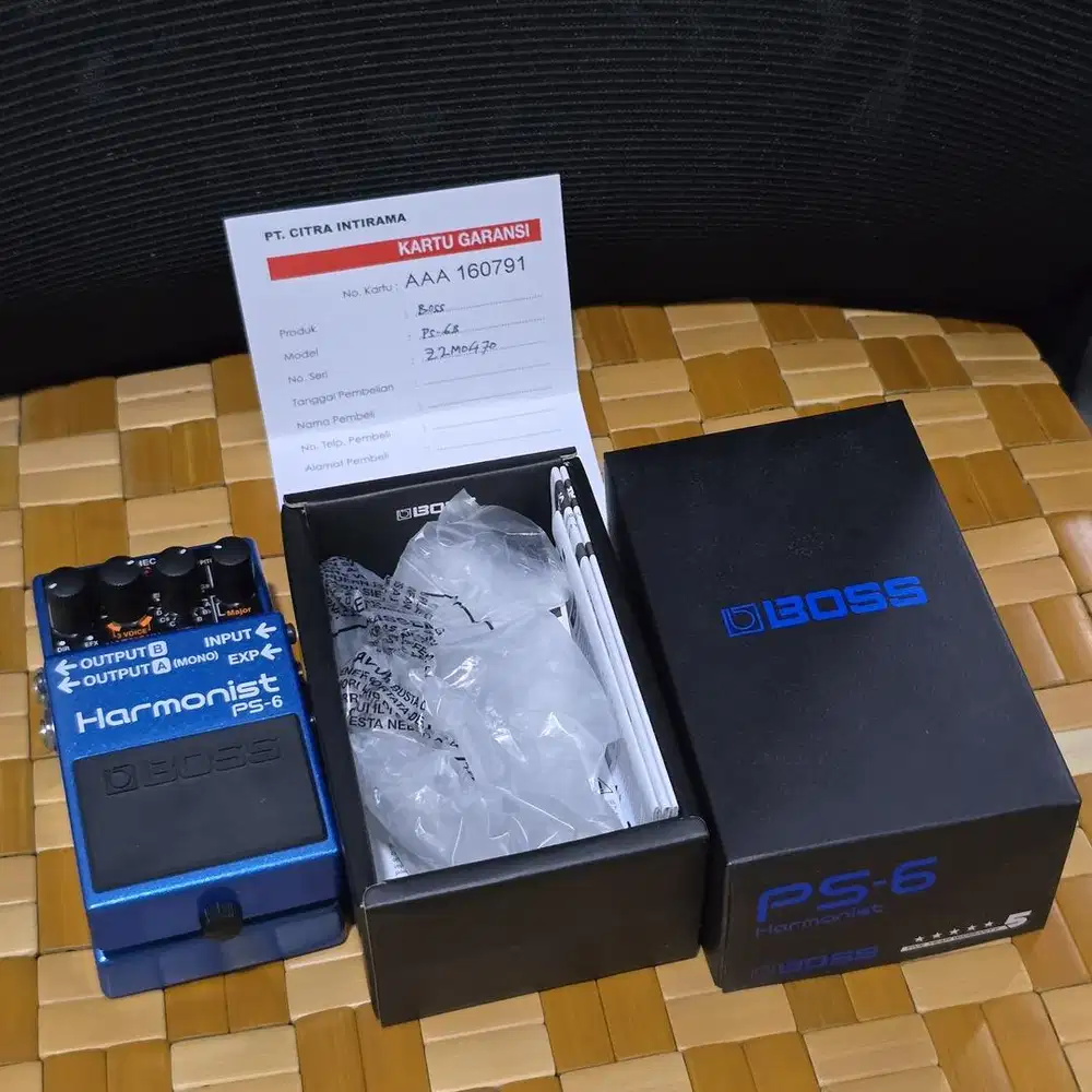 Boss PS 6 Harmonist Pedal Gitar Elektrik Roland